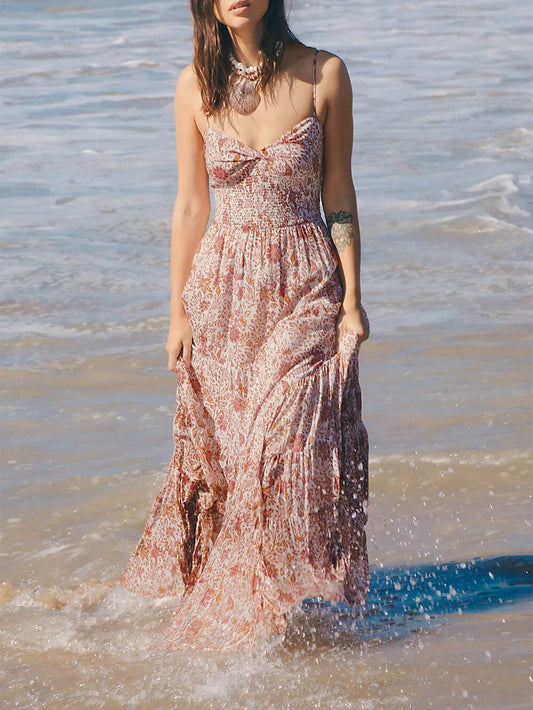 Sundrenched Printed Maxi Dress