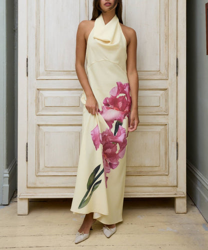 Art Iris Floral Maxi Dress