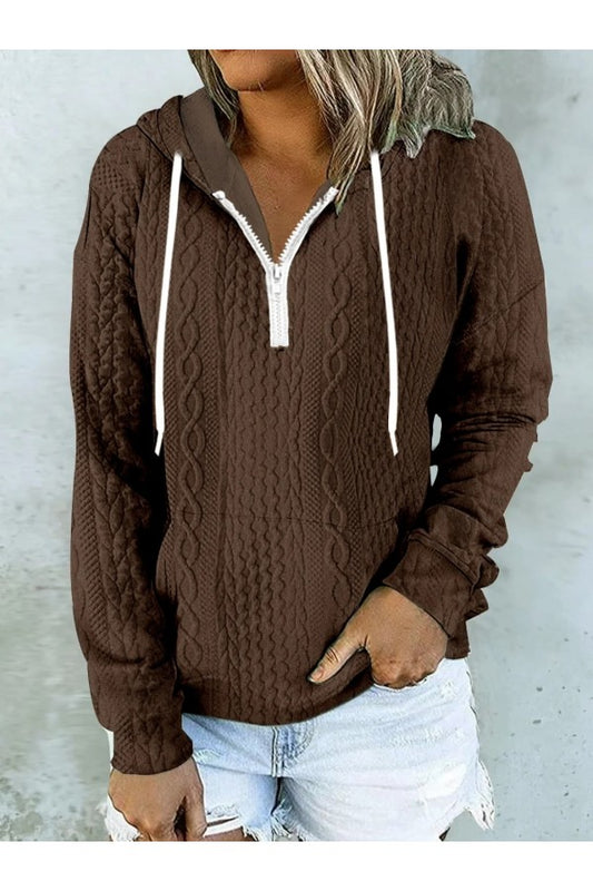 Casual Animal Print Hooded Daily Sweatshirt