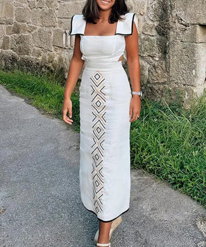 Exquisite Totem Strappy Dress