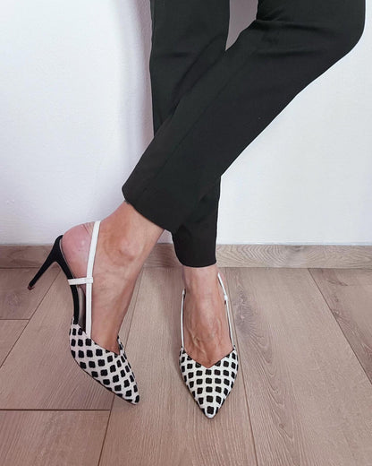 Slingback Strap Pointed Toe Stiletto Heels