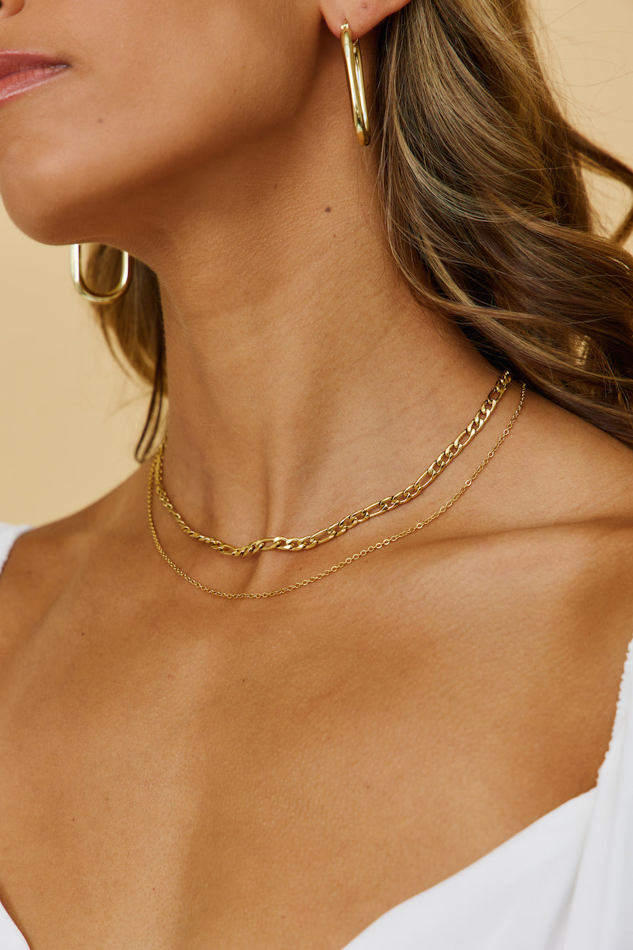 18k Gold Plated Rendezvous Necklace Gold