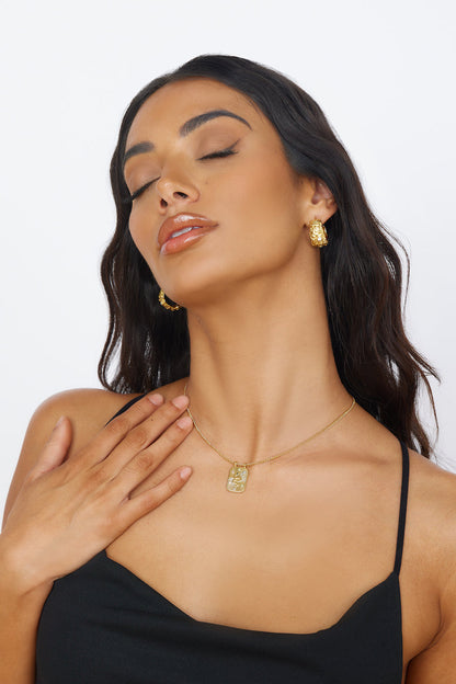 18k Gold Plated Across The Sky Necklace