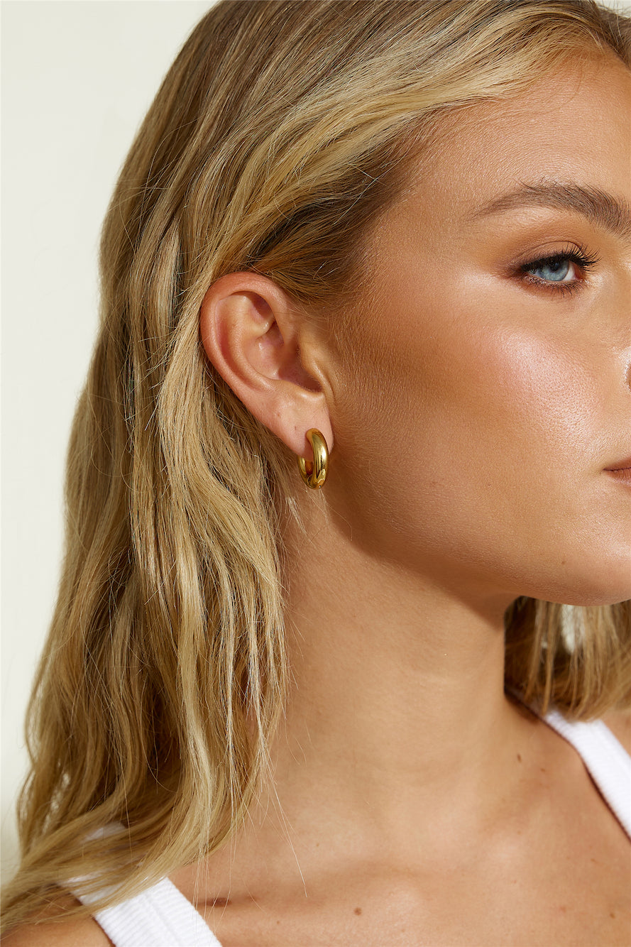 18k Gold Plated In Your Wonder Earrings Gold