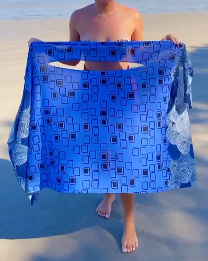 Fashion Printing Multi-wear One-piece Beach Shawl